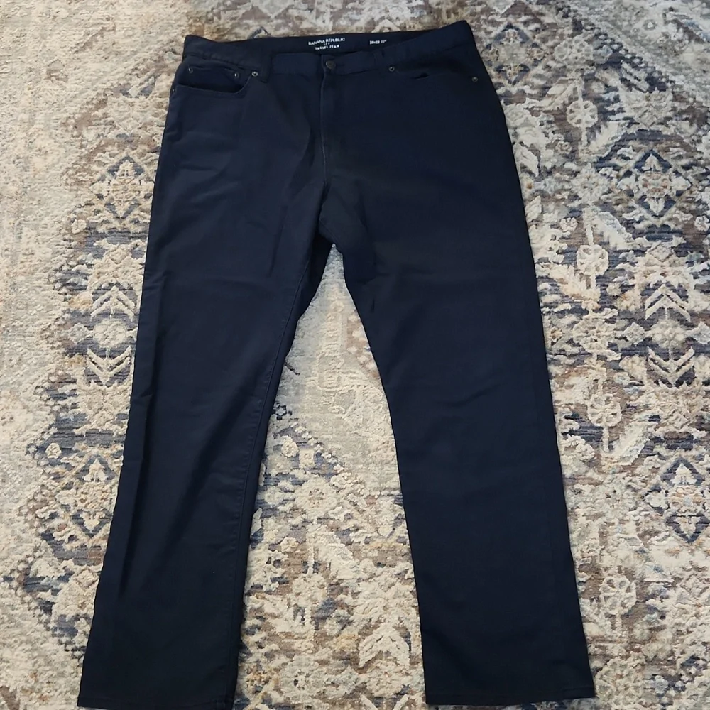 Banana Republic Preppy Blue Travel Jean Slimfit Pants